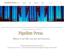 Tablet Screenshot of pipelinepress.com